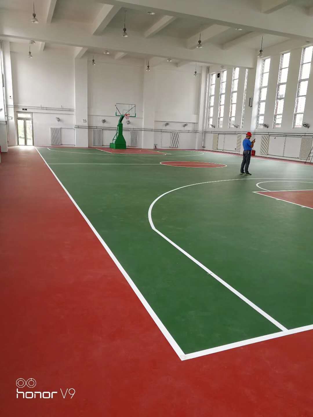 唐山天元小学室内硅PU球场
