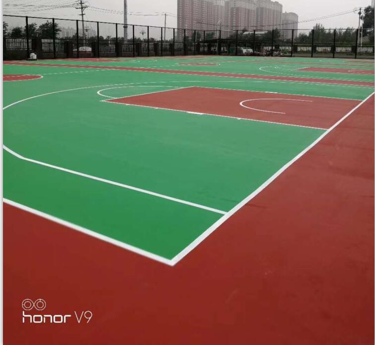 四平第五中学室外篮球场